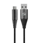 Zebronics Type-C Fast Charging Cable, Upto 480 Mbps, 36W Rapid Charge, 3A Output, Charge & Sync Data Cable, 1 Meter Length, Tangle-Free Durable Design (CU300T)