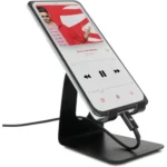 ZEBRONICS ZEB-MS10 Multipurpose Mobile/Tablet Stand with Supporting Device Up to 7 Inch, Metal Body, Cable Management for Charging, Rust Proof, Lightweight & Anti Skid Design. (Made in India)