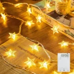 ZOCKRIX Wall Lights for Bedroom Decor, Decorative Wall Lights with, Hanging Lights for Tent, Loft Bed, Party, Wedding, Star Lights